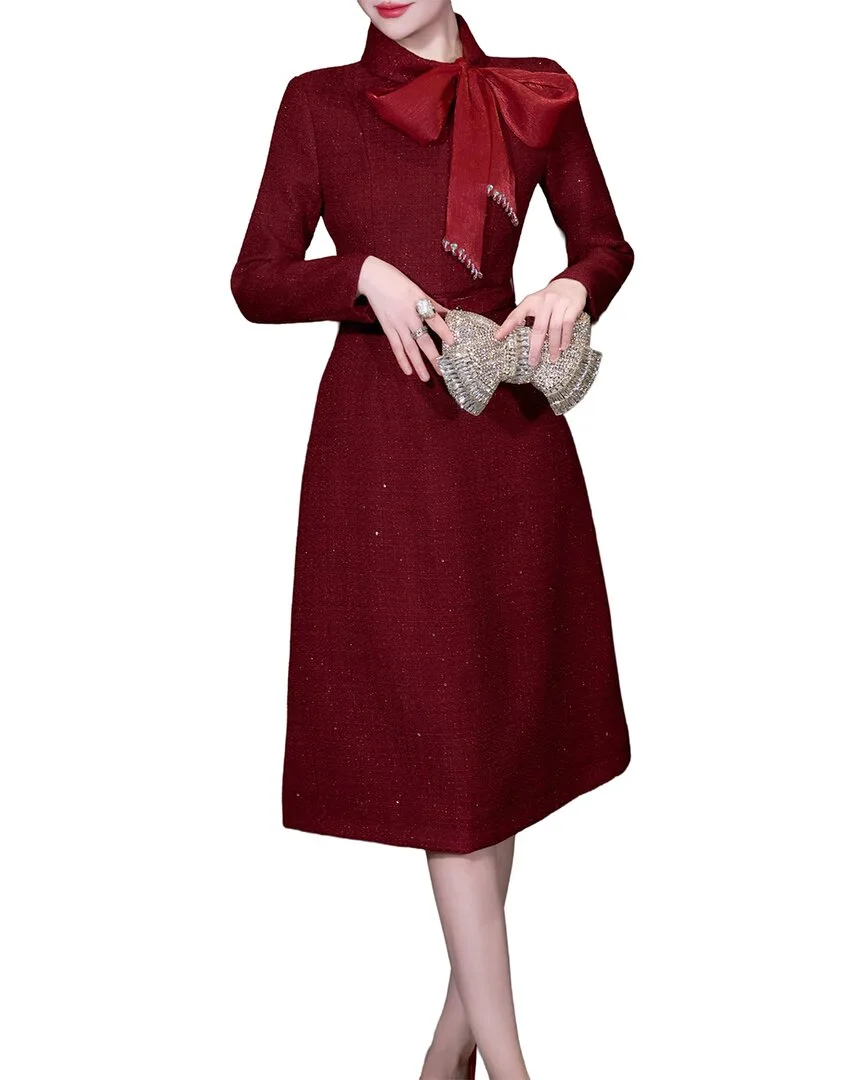 Solid Midi Dress by Brc by Burryco
