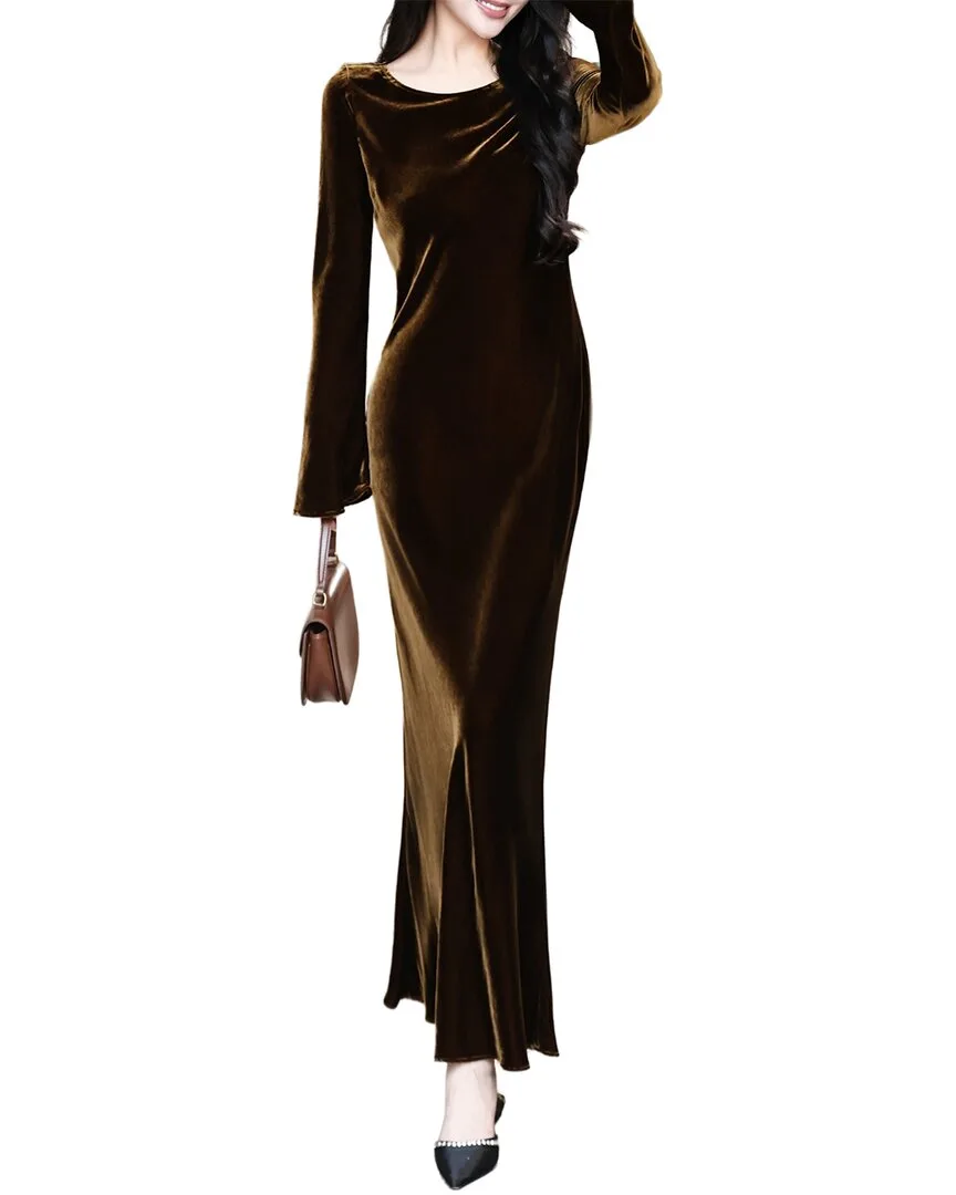 Solid Maxi Dress