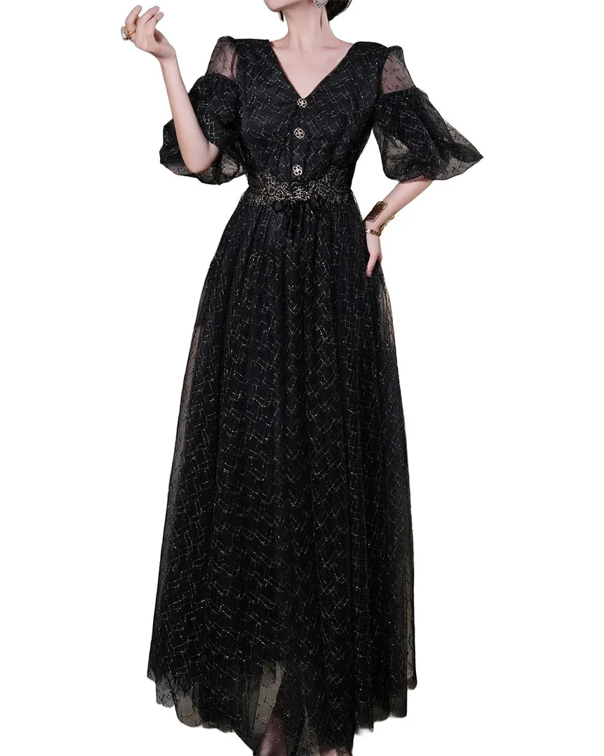 Solid Maxi Dress by Brc by Burryco
