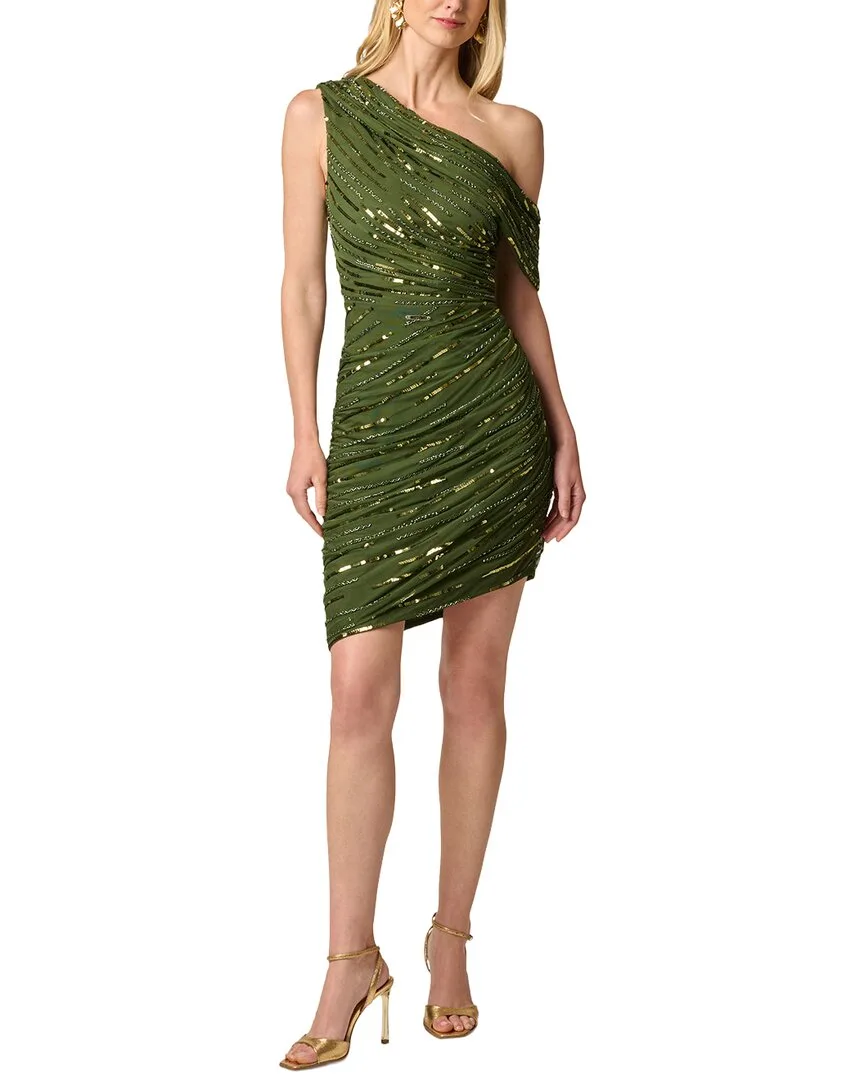 Fully Beaded Mini Dress by Adrianna Papell