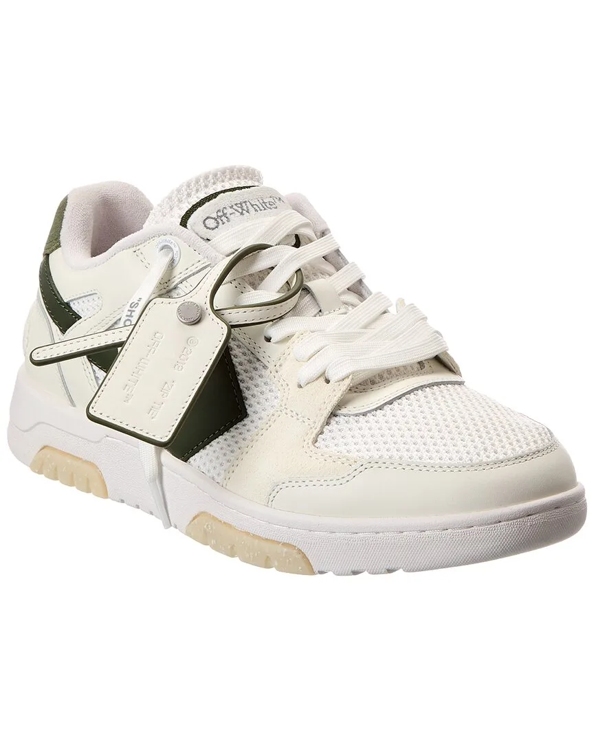 Slim Out of Office Mesh & Leather Sneaker by Off-White
