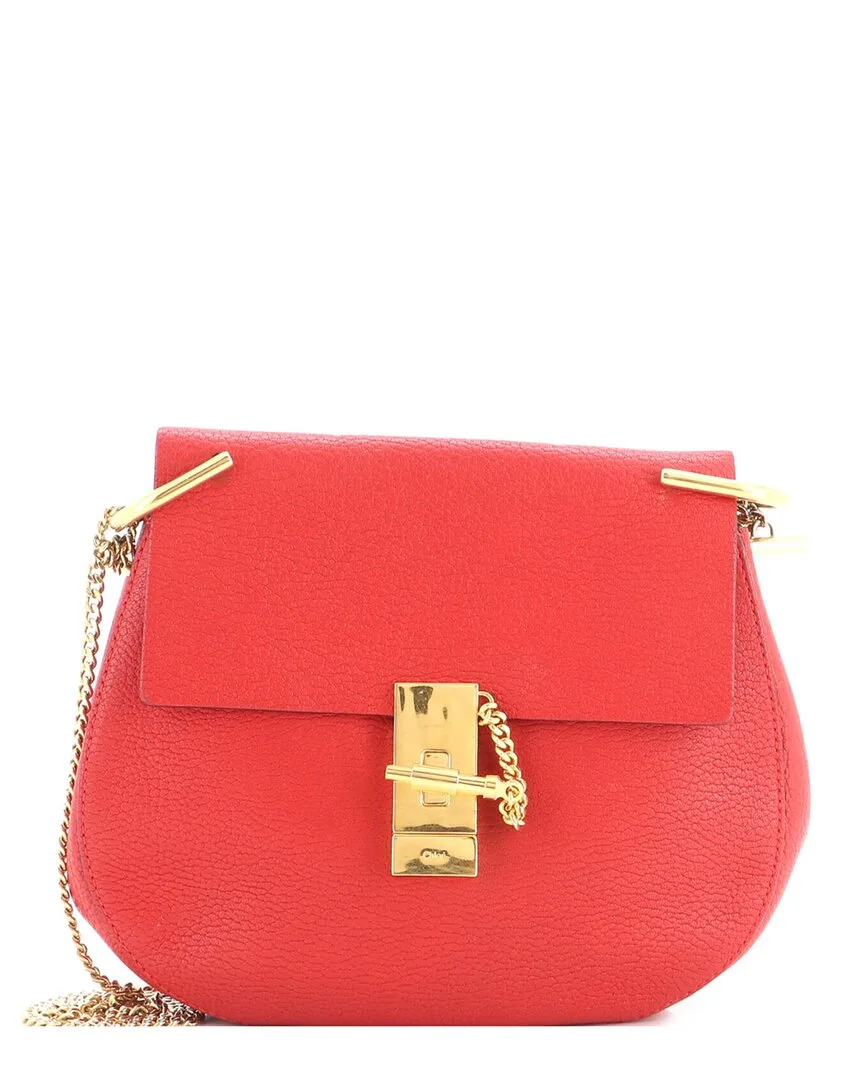 Leather Drew Crossbody Small (authentic Pre-Loved) by Chloé