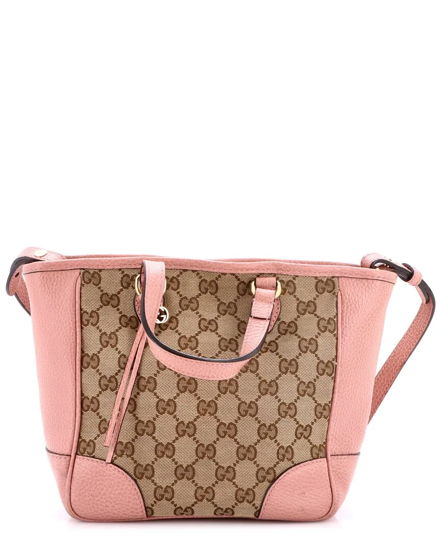 GG Canvas & Leather Bree Tote Small (authentic Pre-Loved) by Gucci