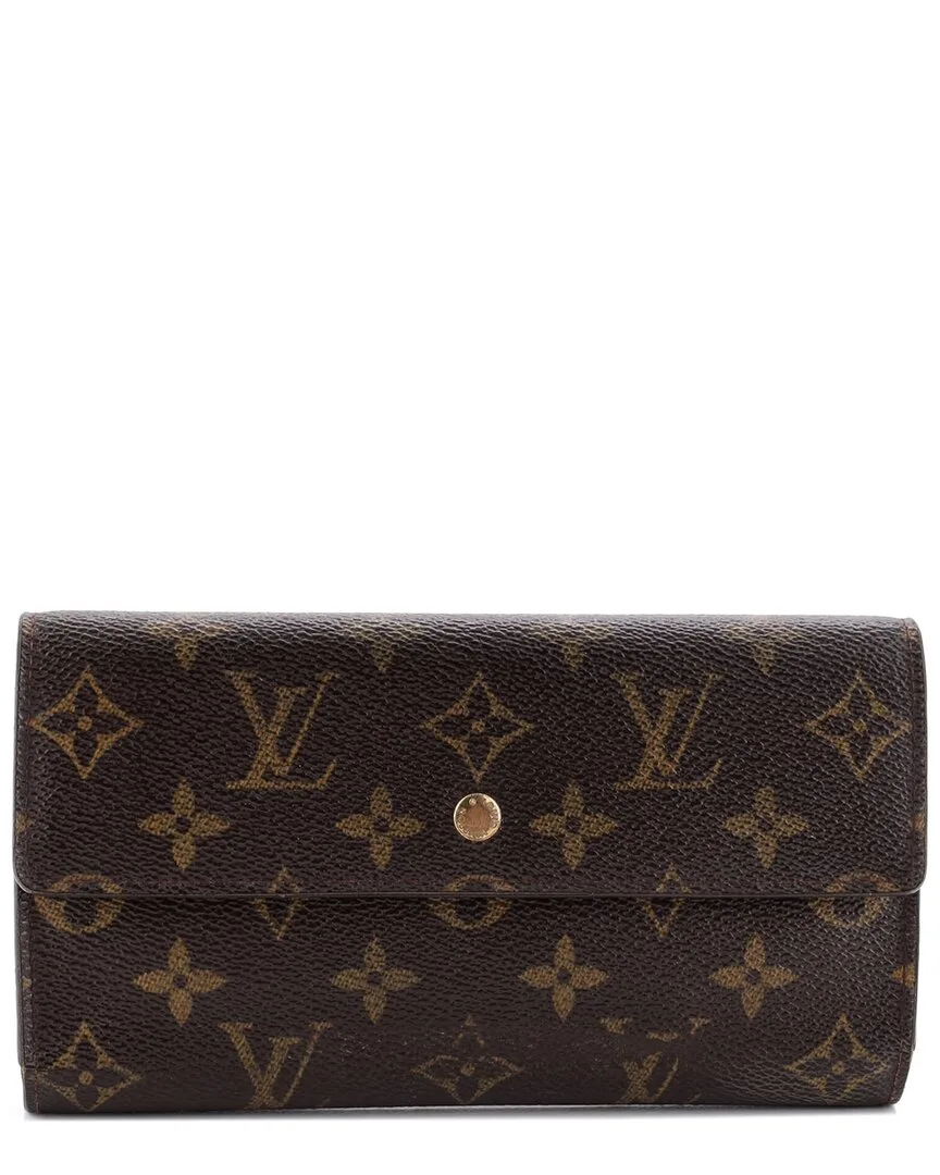 Monogram Canvas Sarah Wallet (authentic Pre-Loved) by Louis Vuitton