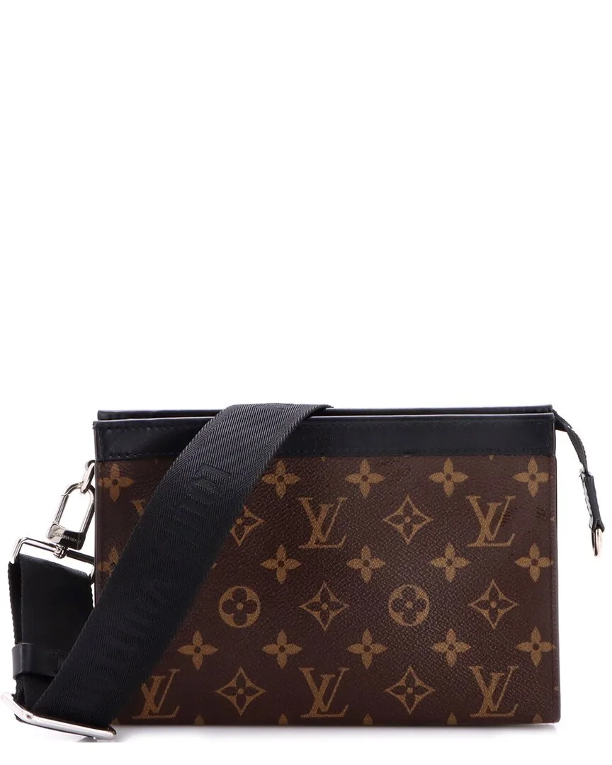 Brown Monogram Eclipse Canvas Gaston Wearable Wallet (authentic Pre-Loved) by Louis Vuitton