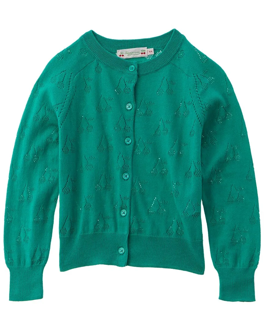 Pointelle Cardigan by Bonpoint