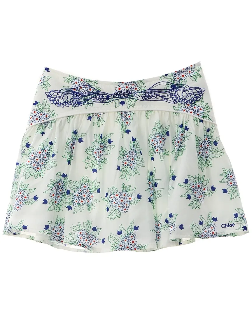 Silk-Blend Skirt by Chloé