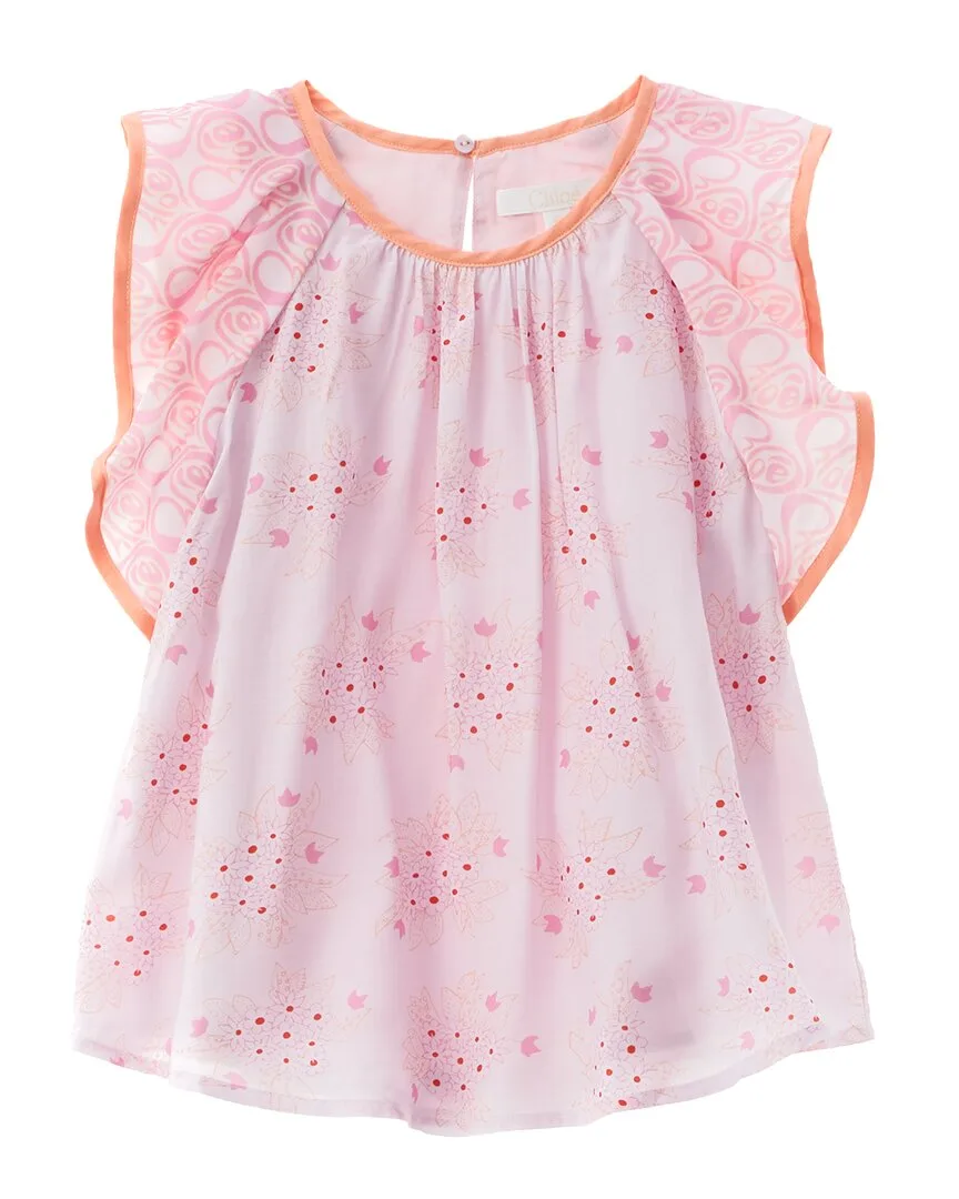 Silk-Blend Top by Chloé
