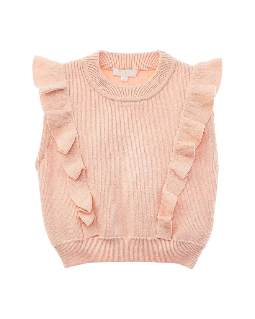 Ruffle Wool-Blend Sweater by Chloé