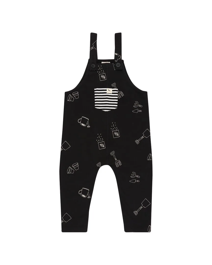 Sew and Grow Print Easy Fit Dungaree by Turtledove London