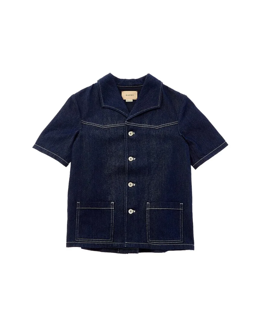 1921 Denim Shirt by Gucci