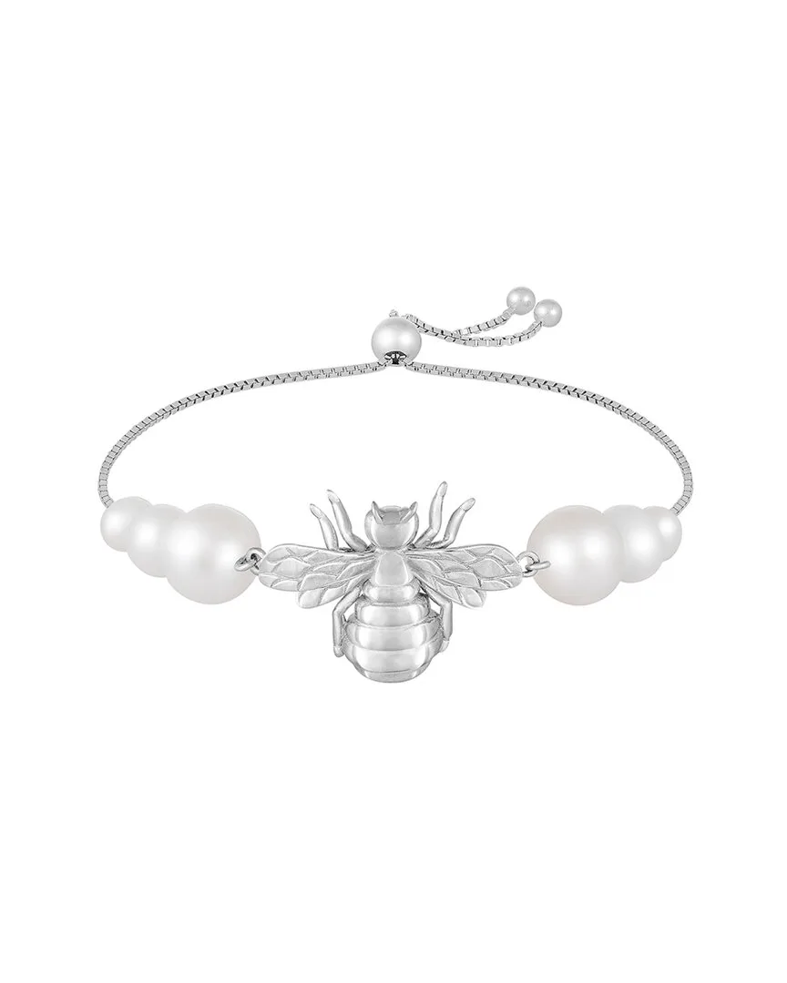 Pearls Silver Diamond 5-5.5Mm Pearl Bracelet by Splendid