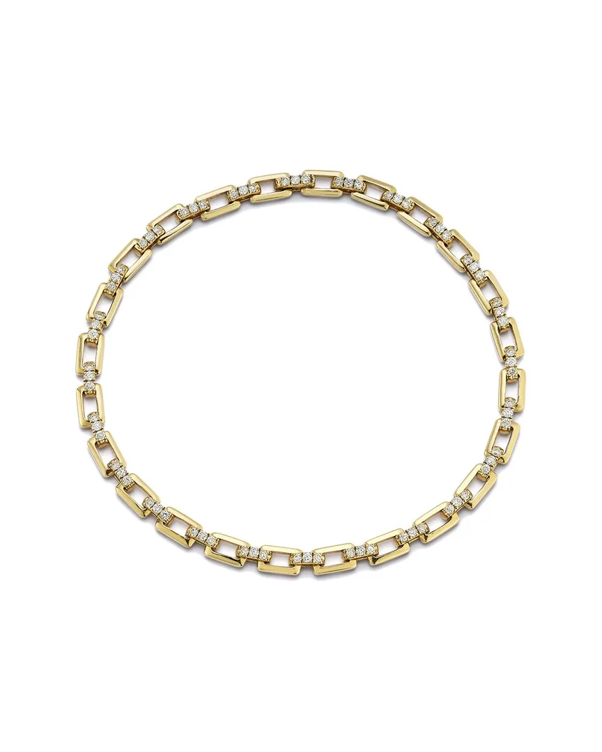 14K 0.66 ct. tw. Diamond Link Bar Bracelet