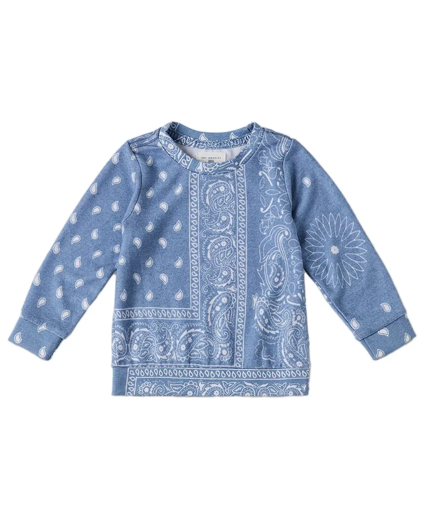Patchwork Hacci Pullover by Sol Angeles
