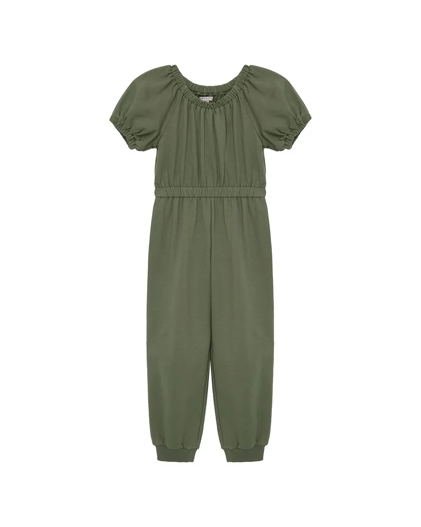 Puff Sleeve Jumpsuit by Habitual