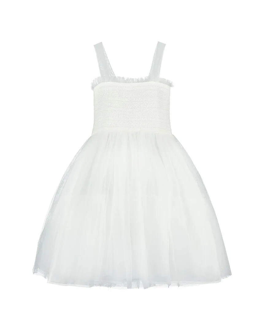 Angel Smocked Tulle Party Dress by Holly Hastie