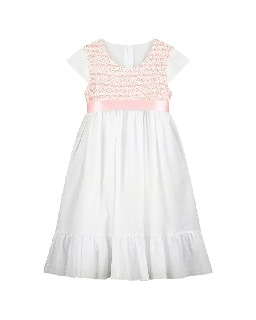 Poppy Embroidered Smocked Dress by Holly Hastie