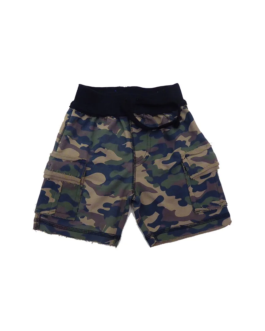 Distressed Camo Short by Mish Mish