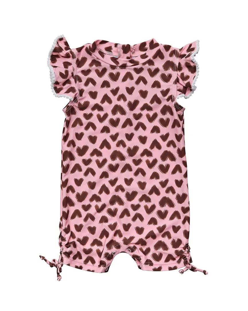 Wild Love Flutter Sleeve Sunsuit by Snapper Rock