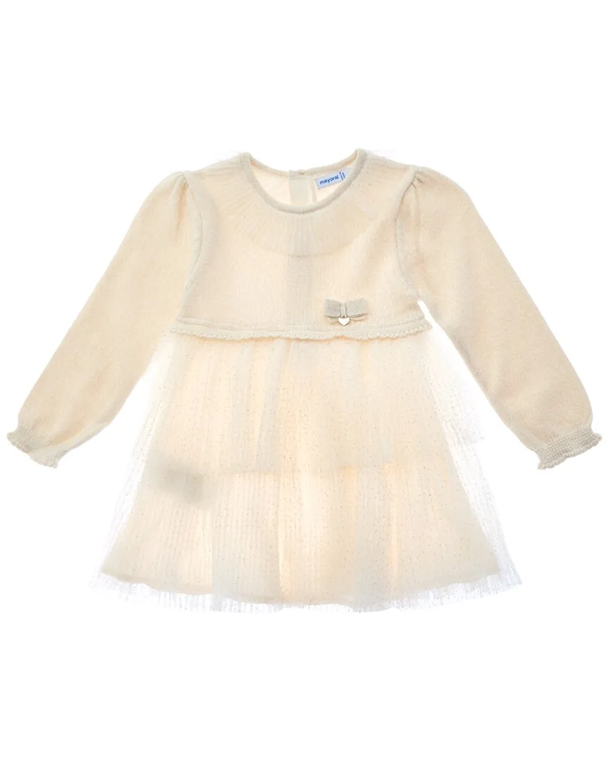 Knit Tulle Dress by Mayoral