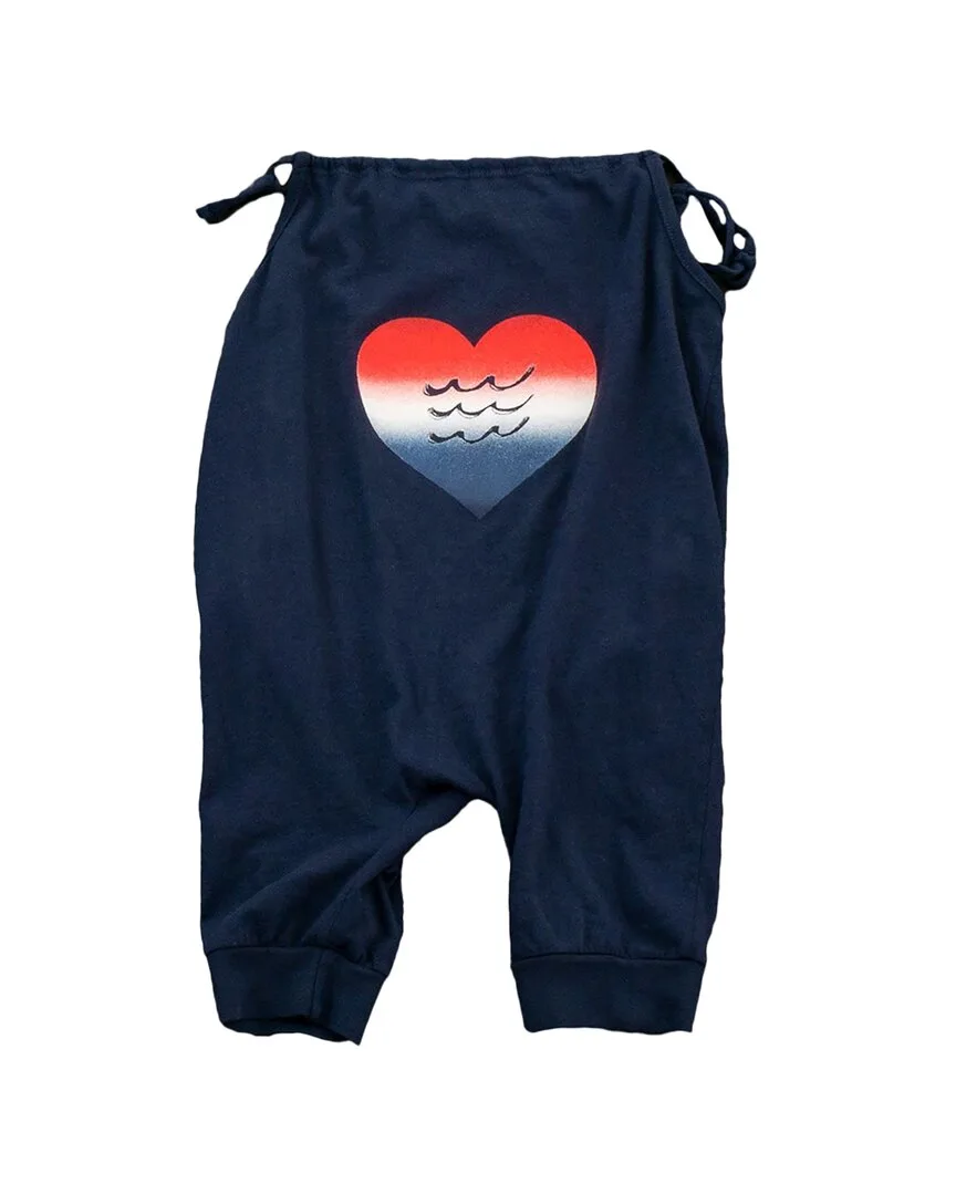 Americana Corazon Romper by Sol Angeles