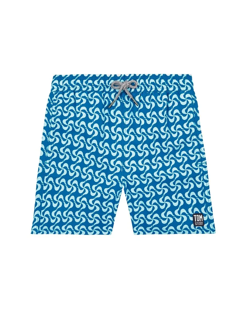 Mediterranean Tiles Swim Short by Tom & Teddy