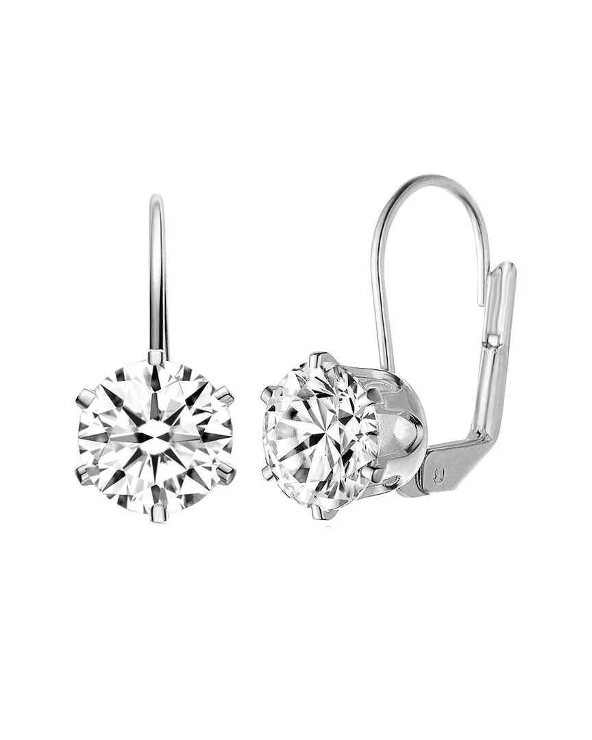 Silver Cz Earrings by Genevive