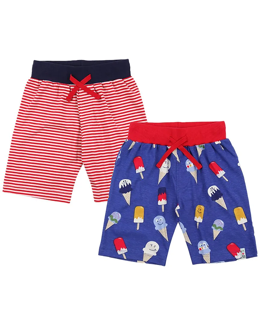 2Pk Happy Ice/Stripe Short by Lilly and Sid