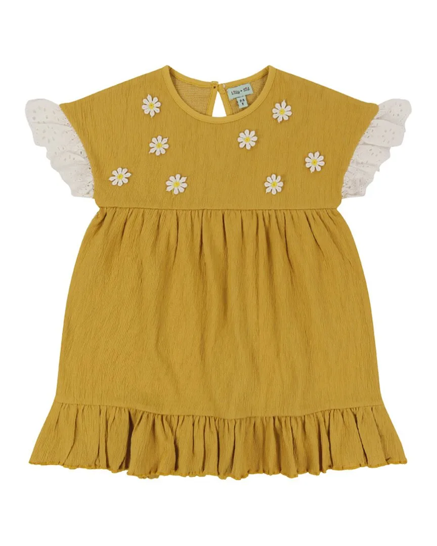 Cheesecloth Folk Dress by Lilly and Sid