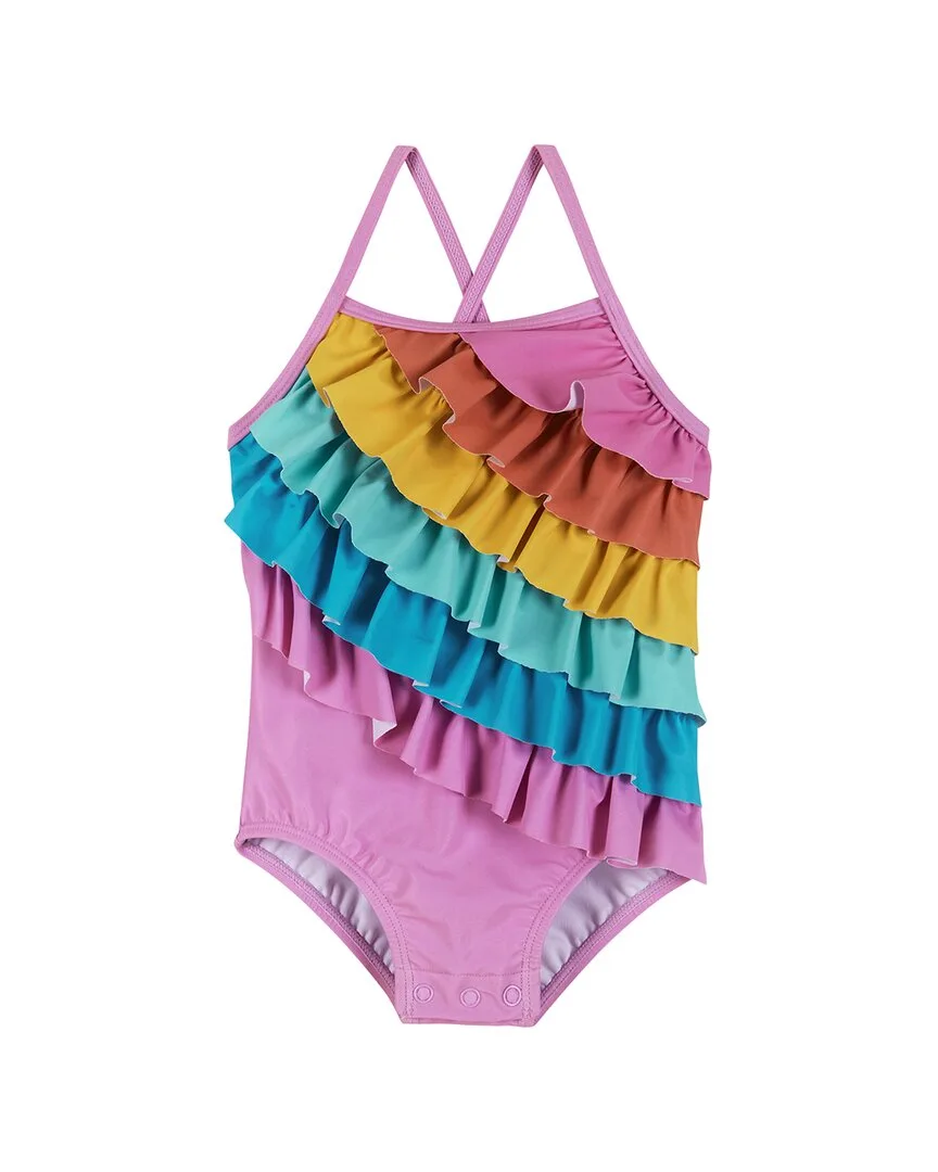Ruffle Detail Swimsuit by Andy & Evan