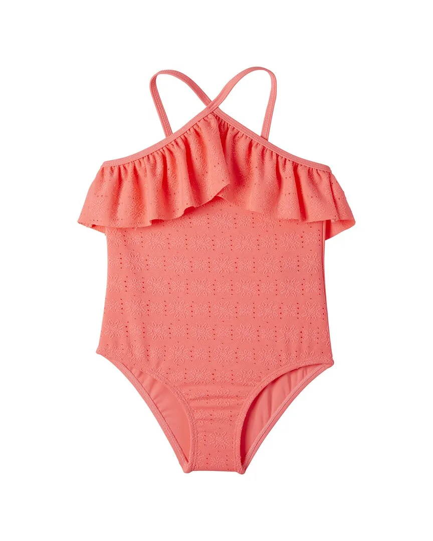 Eyelet Textured Swimsuit by Kensie