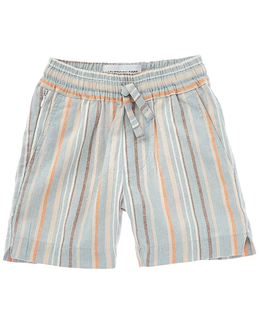Passport Striped Seersucker Short by Sovereign Code