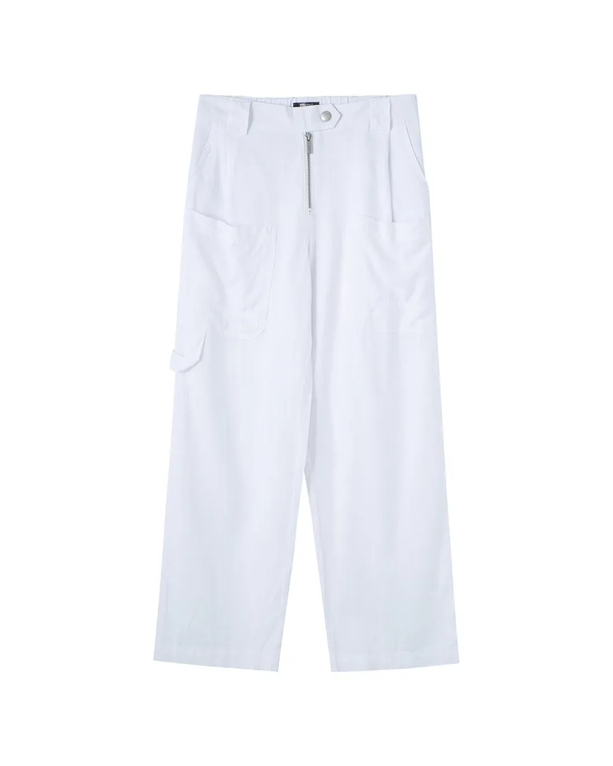 Cargo Linen-Blend Pant by Truce