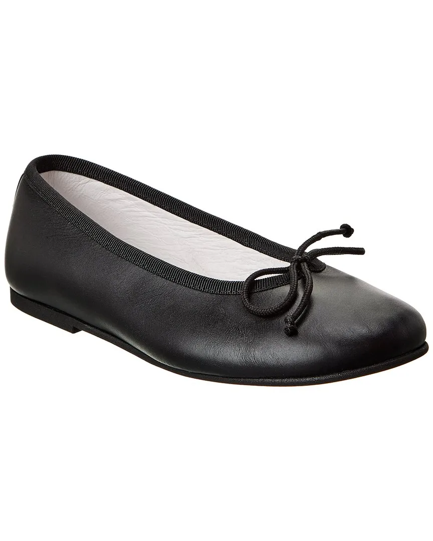 Leather Ballerina Flat by Childrenchic