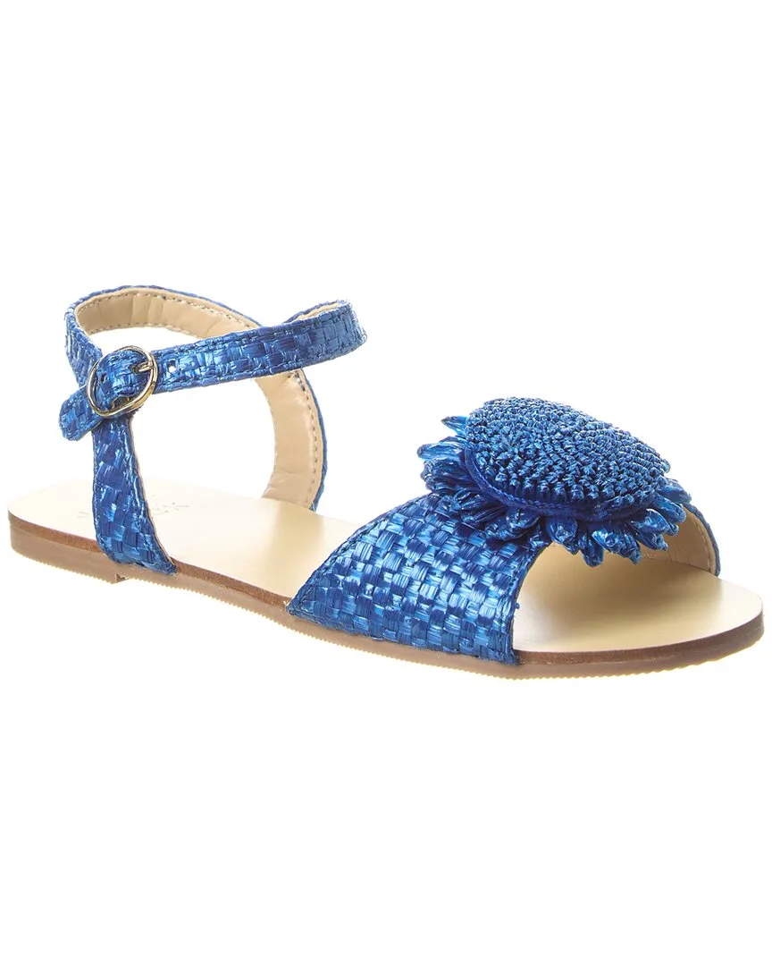 Straw Flower Sandal by Janie and Jack