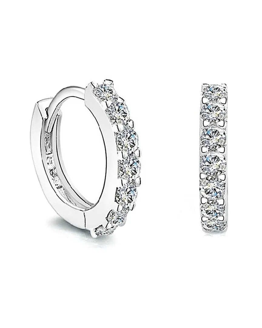 Silver Plated Cz Earrings by Liv Oliver
