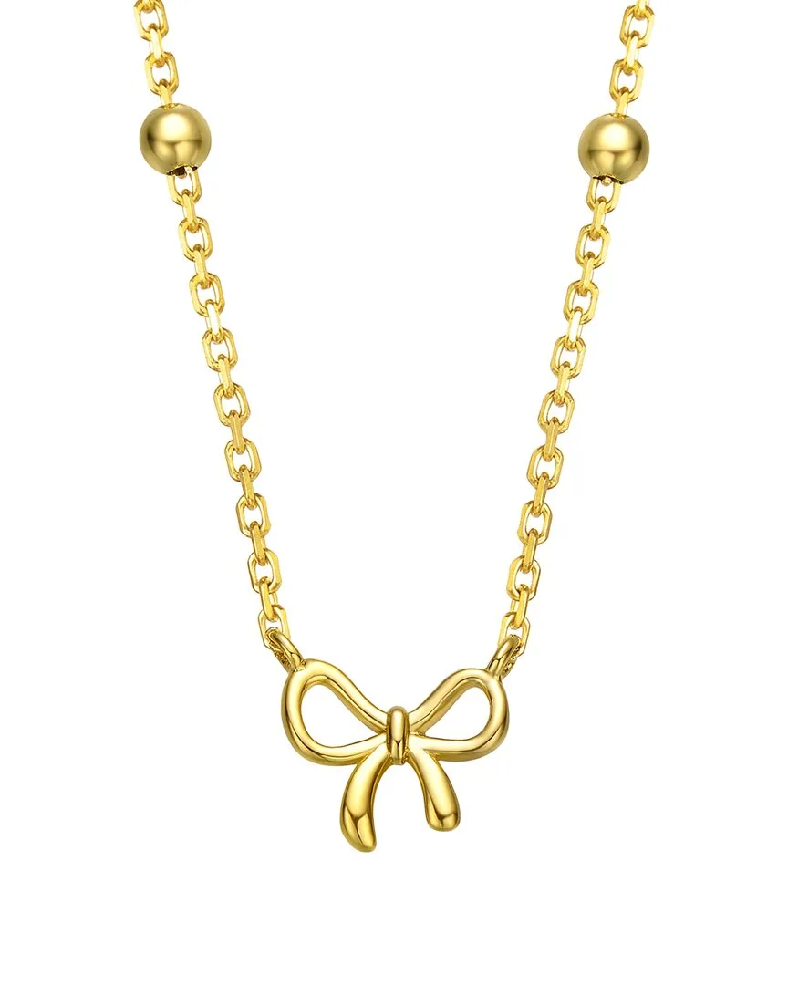 14K Plated Cz Pendant Necklace by Gigigirl