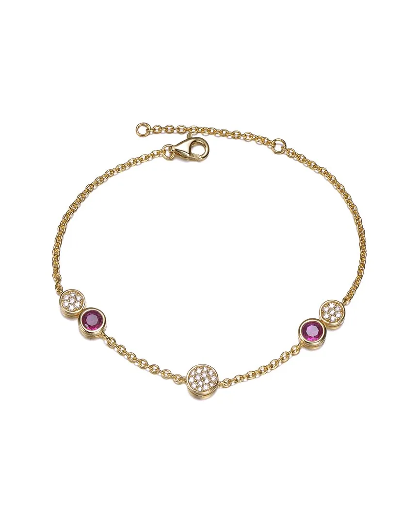 Silver Cz Charm Bracelet by Gigigirl