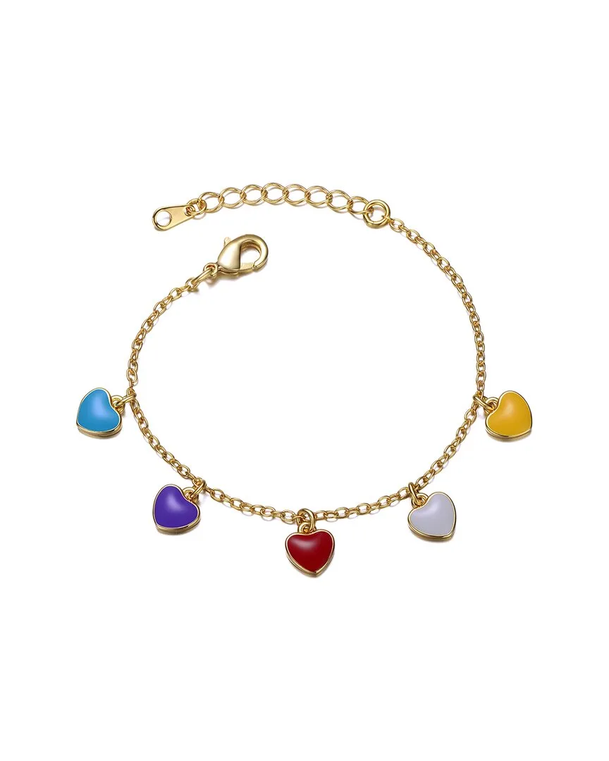14K Plated Cz Charm Bracelet by Gigigirl