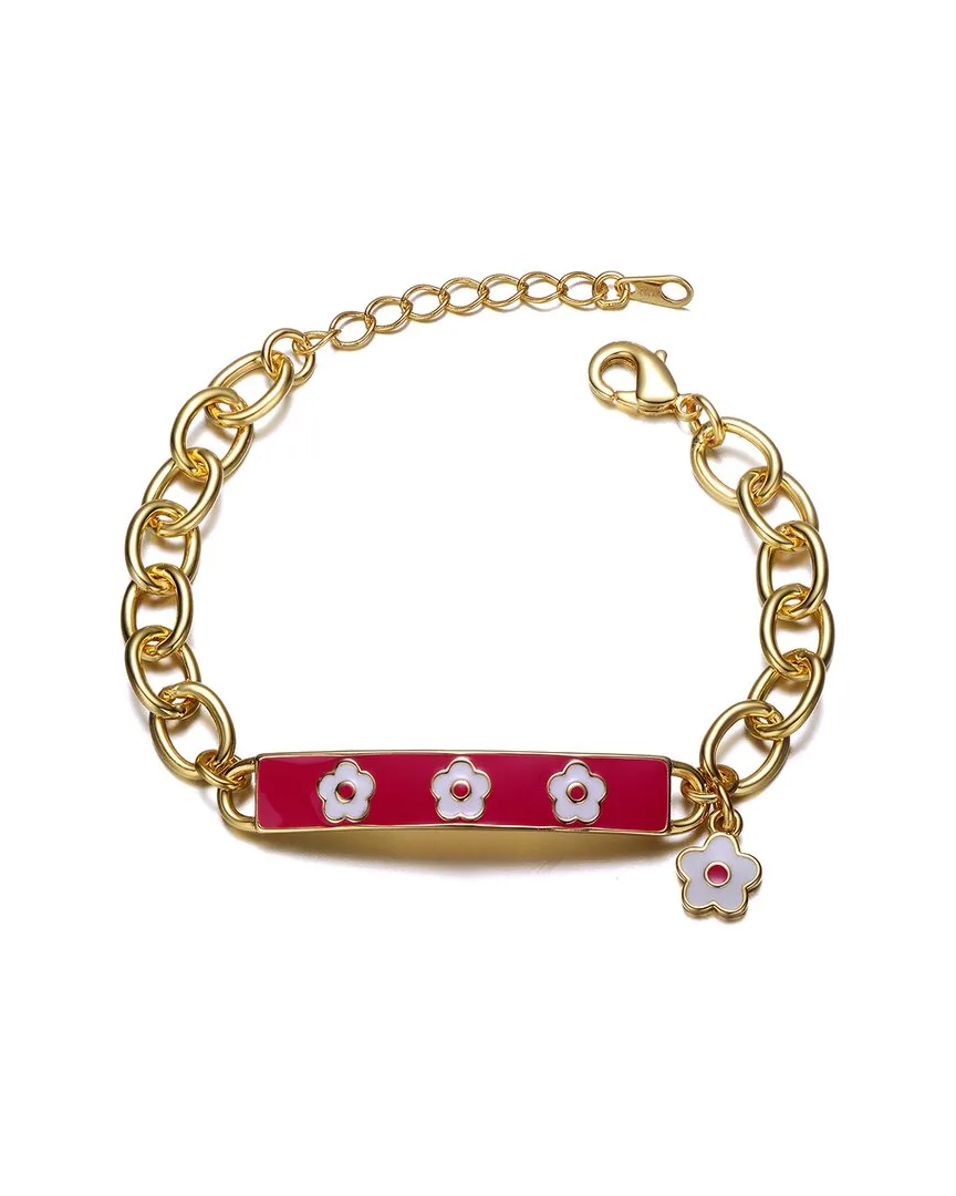 14K Plated Cz Charm Bracelet by Gigigirl