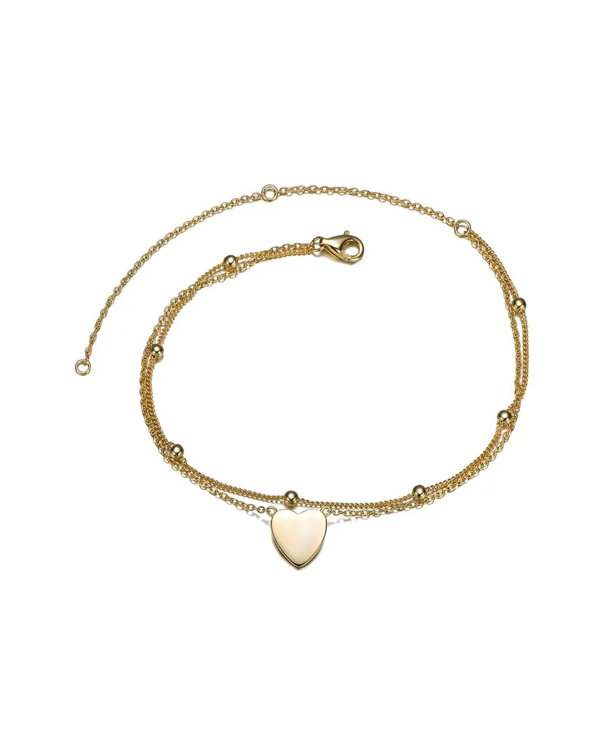 Silver Cz Charm Anklet by Gigigirl
