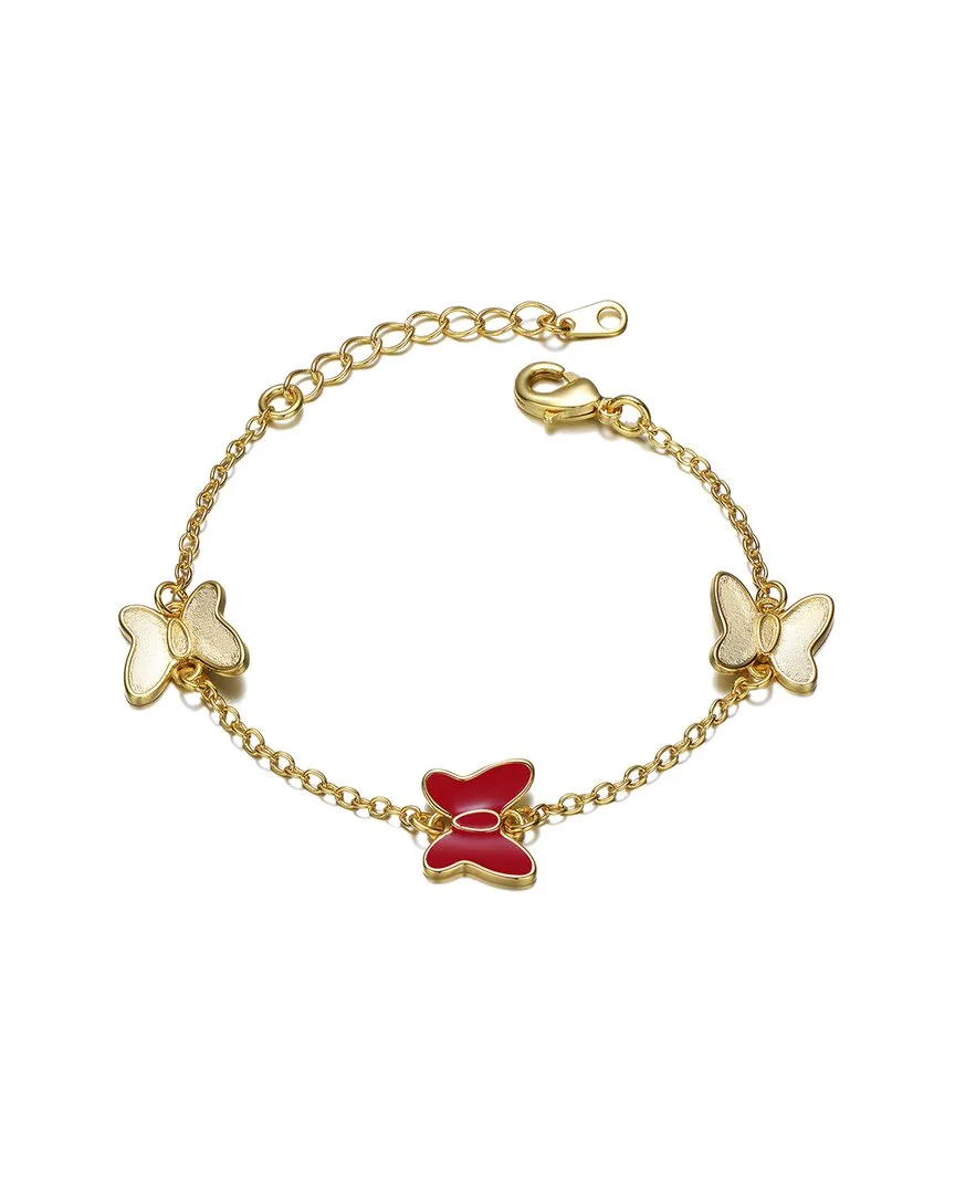 14K Plated Cz Charm Bracelet by Gigigirl