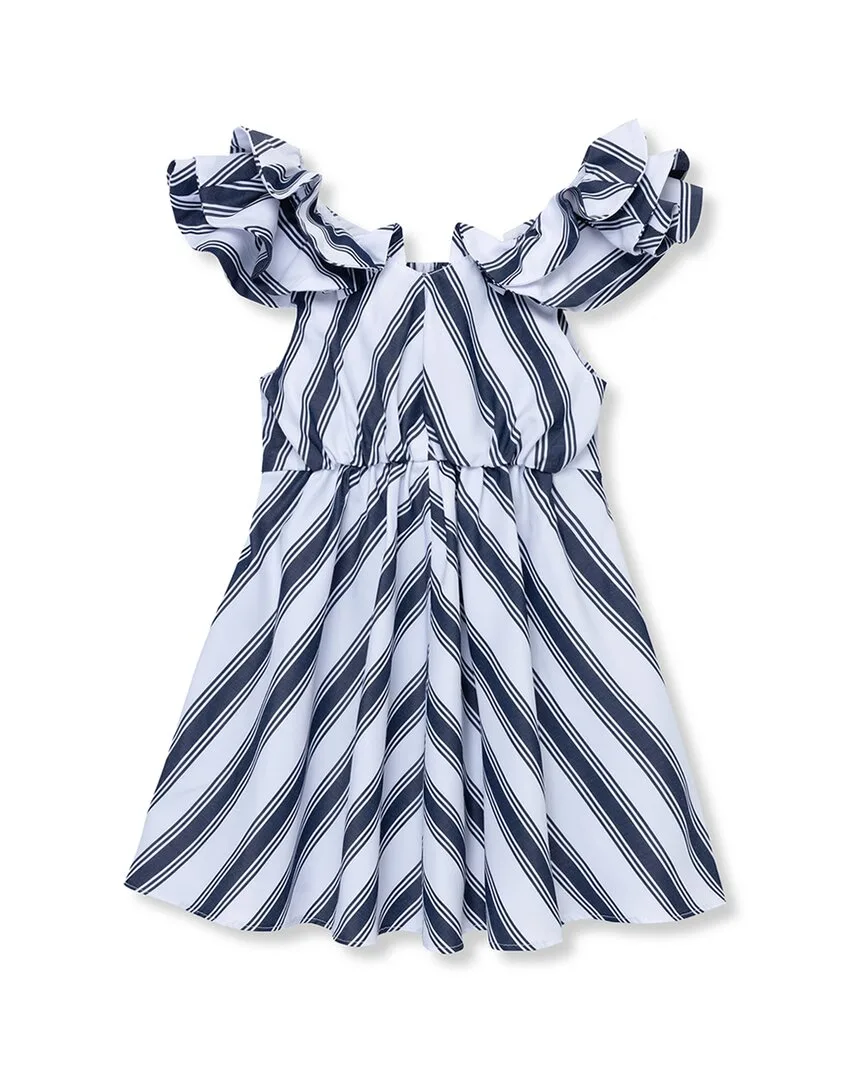 Stripe Ruffle Dress by Habitual