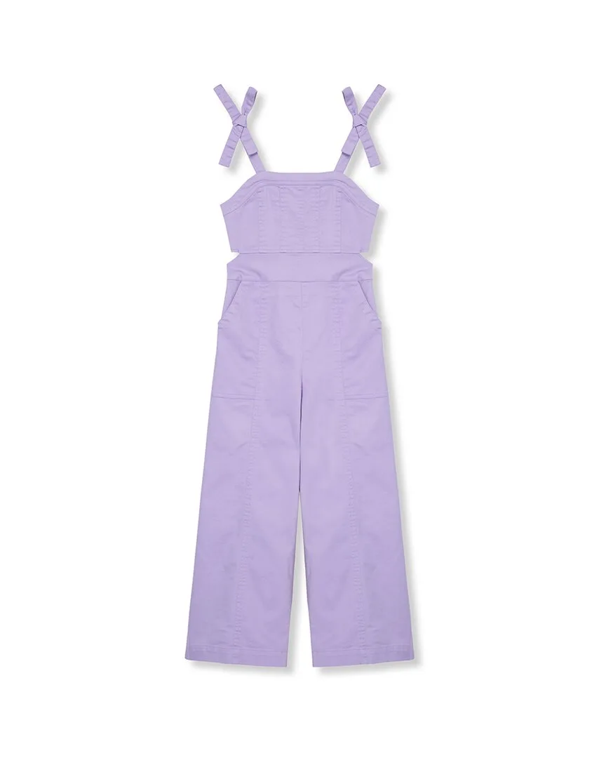 Wide Leg Cutout Overall by Habitual