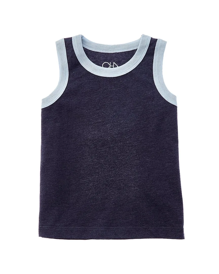 Recycled Vintage Jersey Contrast Binding Tank by Chaser