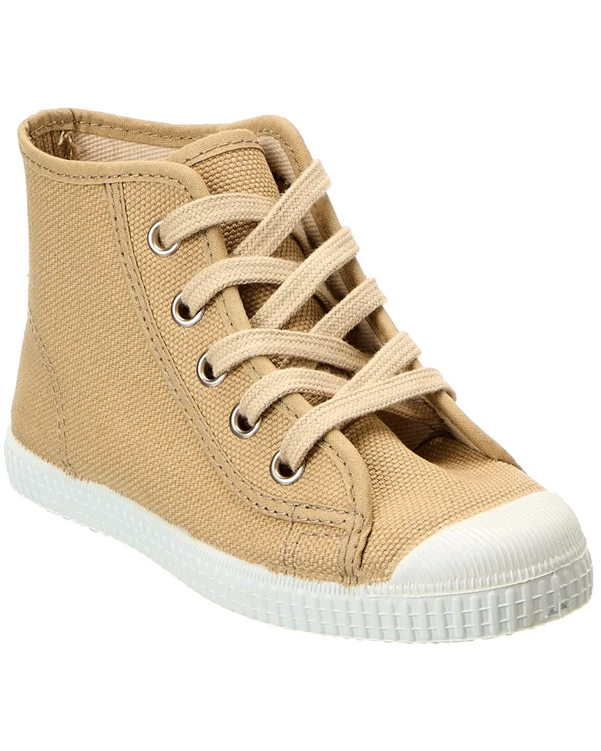 Canvas High-Top Sneaker by Cienta