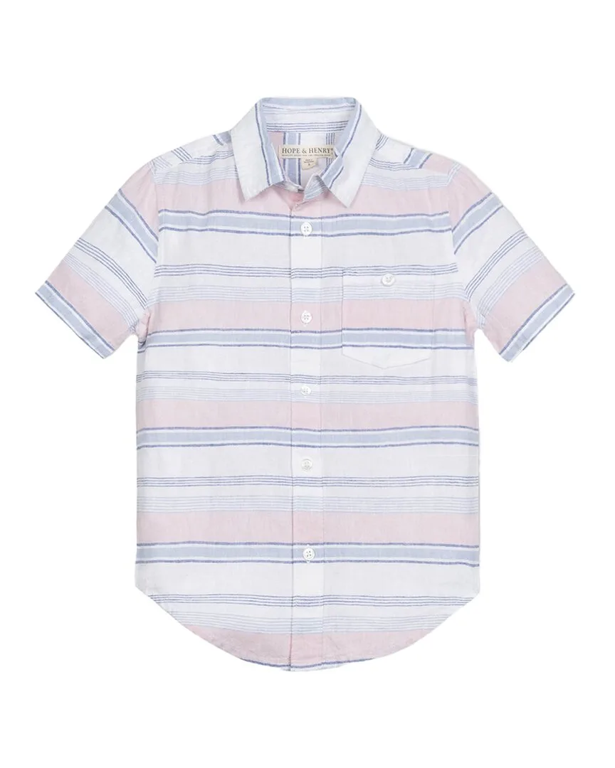 Linen-Blend Shirt by Hope & Henry