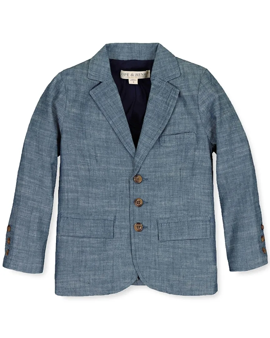 Chambray Blazer by Hope & Henry