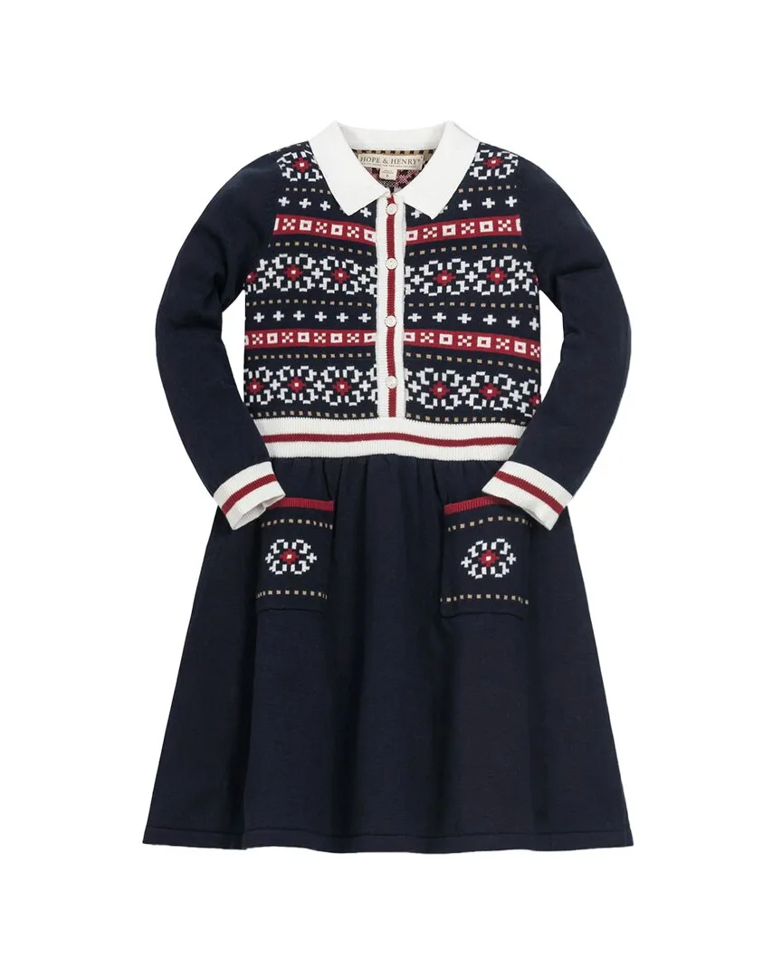 Collar Sweaterdress by Hope & Henry