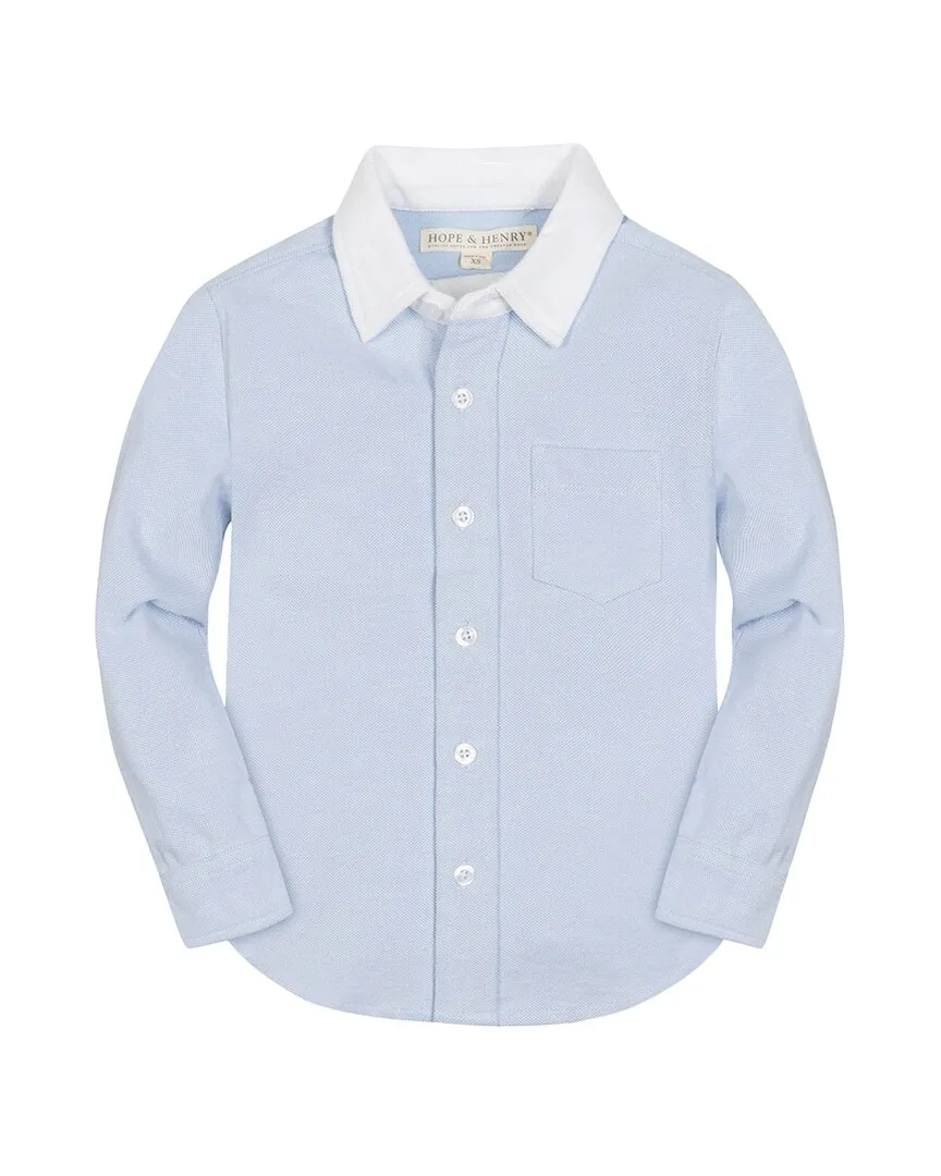 Pique Button-Down Shirt by Hope & Henry